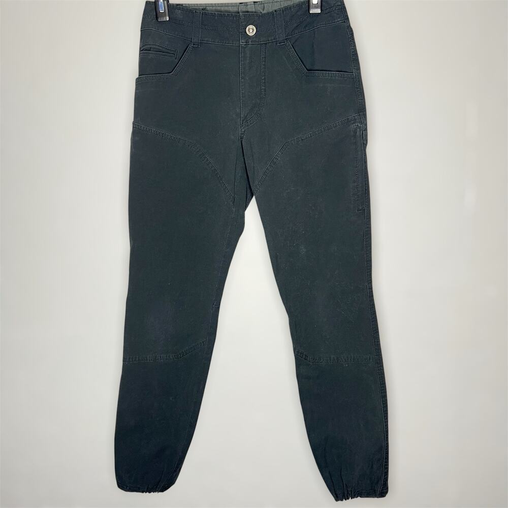 Kuhl Resistor Pants 28x30 Mens Black Tapered Outdoor Hiking Travel Stretch Chino